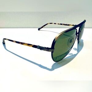 New Authentic Chrome Hearts Probasshole Sunglasses Tortoise & Chrome/Grey Lens